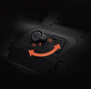 Intuityvus trijų padėčių jungiklis