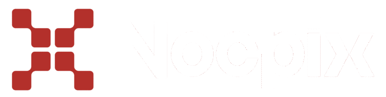Nocpix logo white