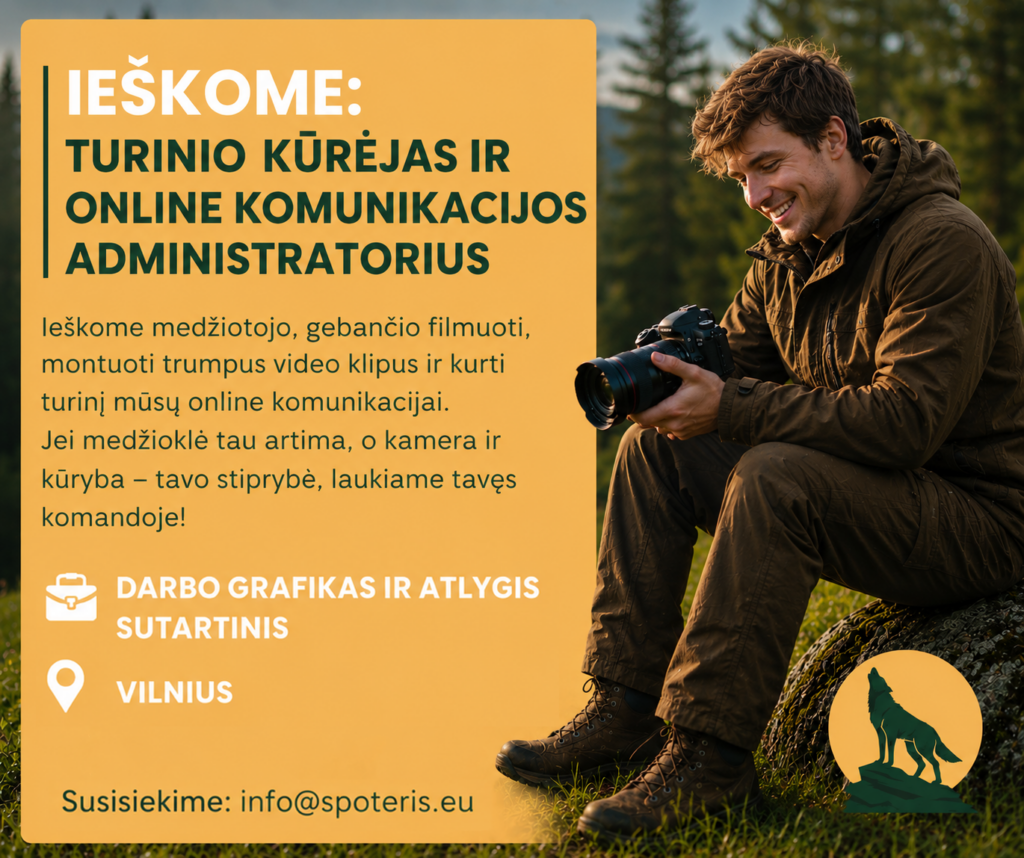 Turinio kurejas ir online komunikacijos administratorius