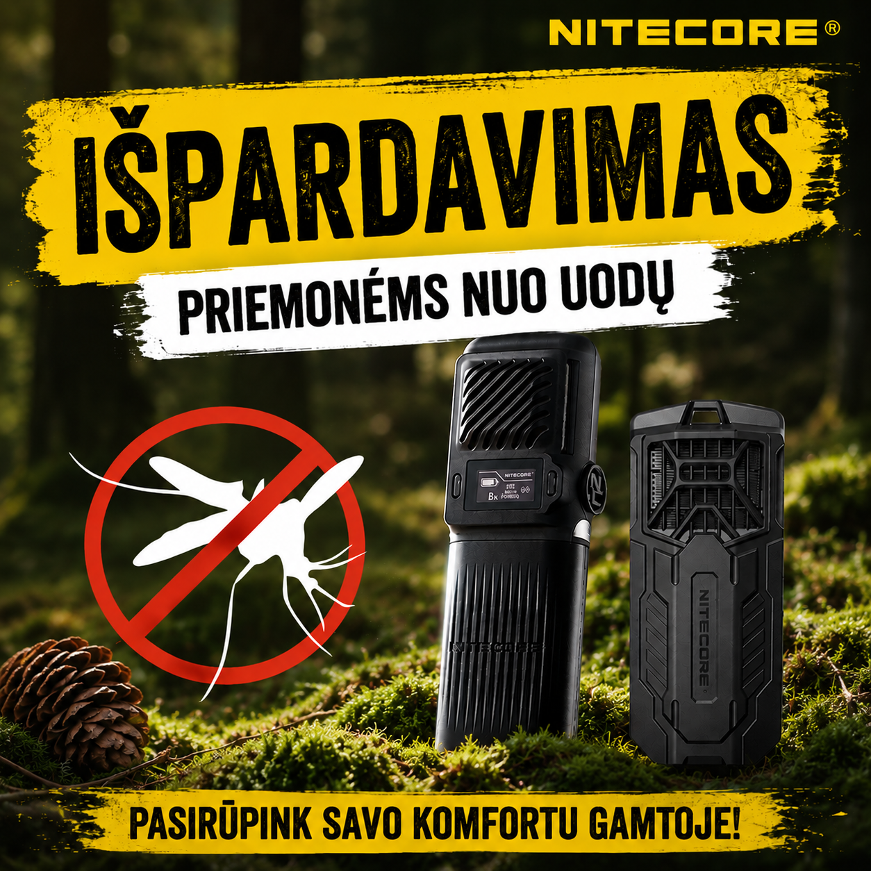 Nitecore ispardavimas