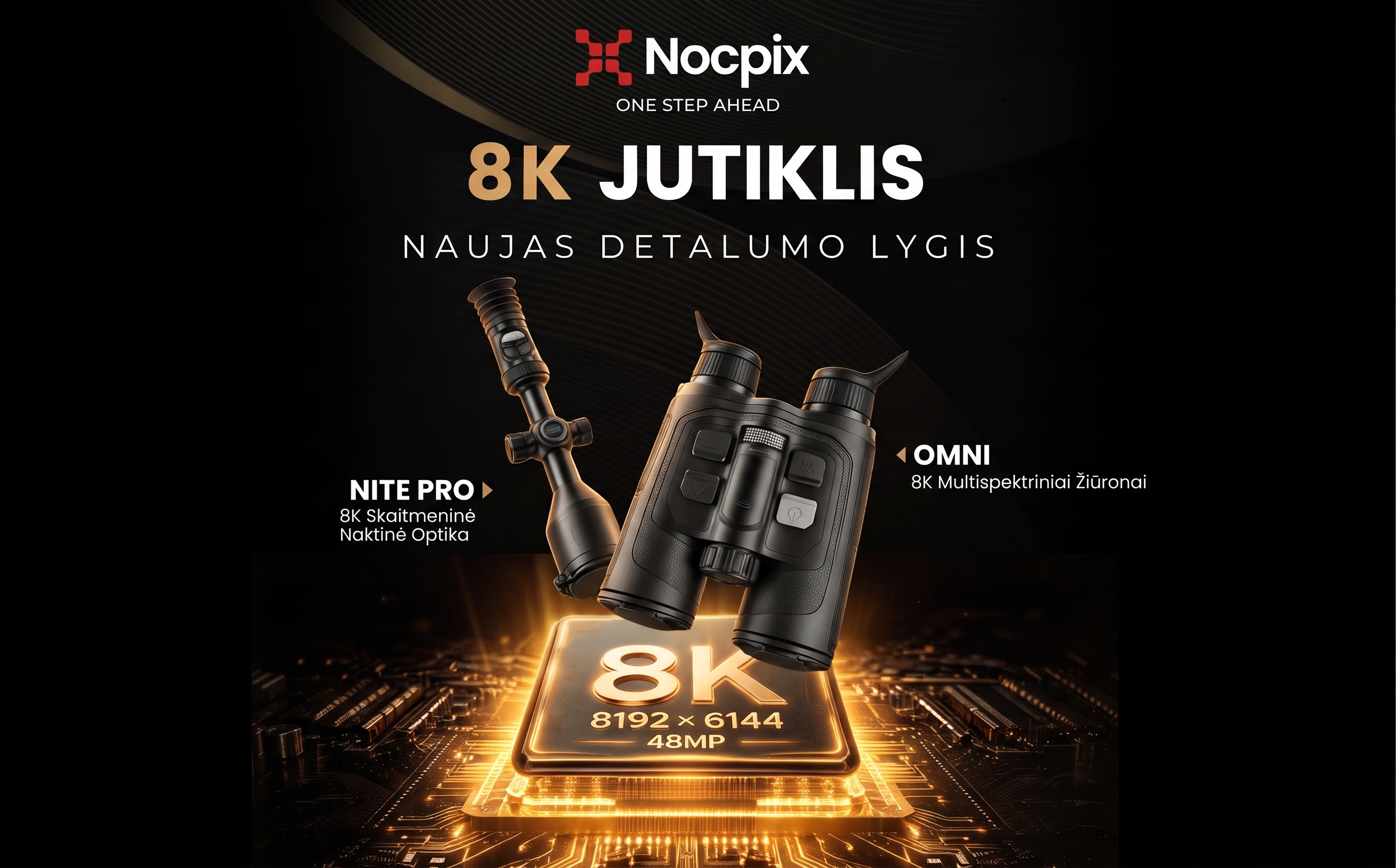 Prasideda 8K Era: NOCPIX pristato naujos kartos skaitmeninio vaizdo technologiją